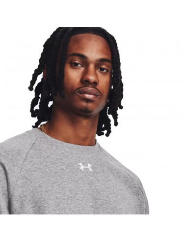 SUDADERA UNDER ARMOUR RIVAL GRIS 1379755-025