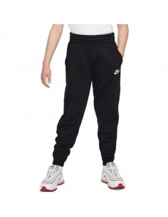 PANTALON NIKE CLUB LARGO NIÑOS NEGRO FD3008-010