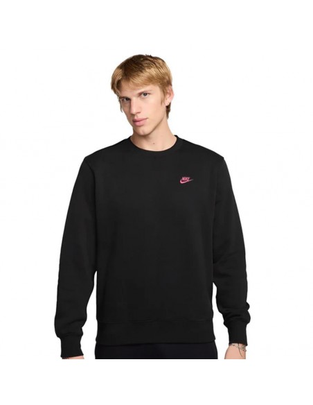SUDADERA NIKE CLUB NEGRO HOMBRE FN3886-011
