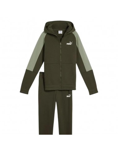 CHANDAL PUMA ESS BLOCK HOODED VERDE 689724-70