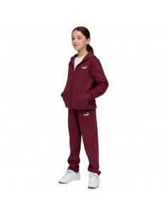 CHANDAL PUMA HOODED SWEA METALIC GRANATE 689729-96 2