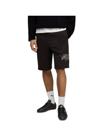 PANTALON CORTO PUMA CAMO SHORTS NEGRO 692038-01