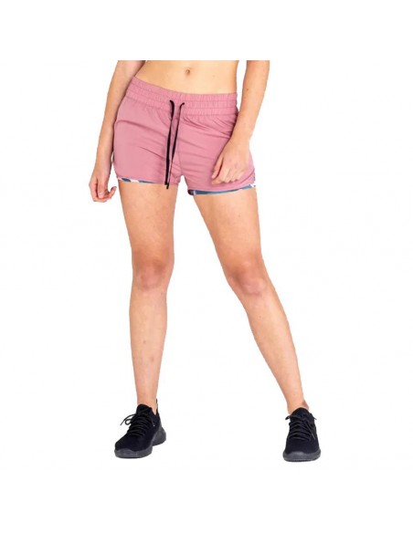 SHORT D2B CON MALLA ROSA SPRINT UP DWJ514-K3B