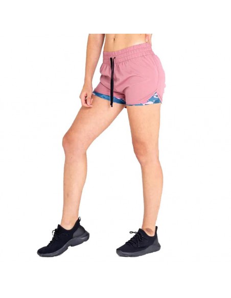 SHORT D2B CON MALLA ROSA SPRINT UP DWJ514-K3B