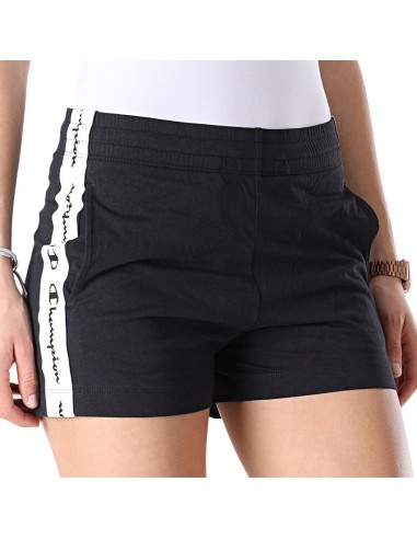 PANTALON CORTO CHAMPION NEGRO Y BLANCO 115056-KK00