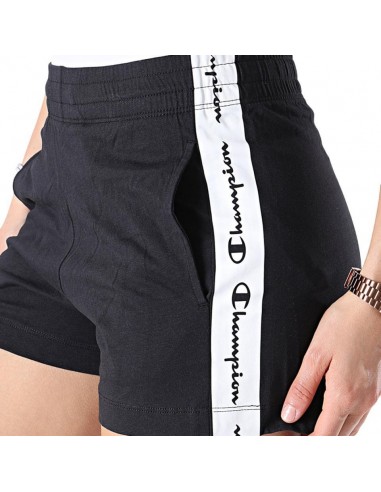 PANTALON CORTO CHAMPION NEGRO Y BLANCO 115056-KK00