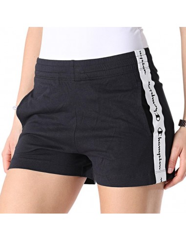 PANTALON CORTO CHAMPION NEGRO Y BLANCO 115056-KK00
