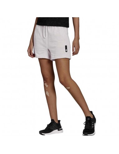 PANTALON CORTO ADIDAS ROSA PALIDO MUJER HE0439