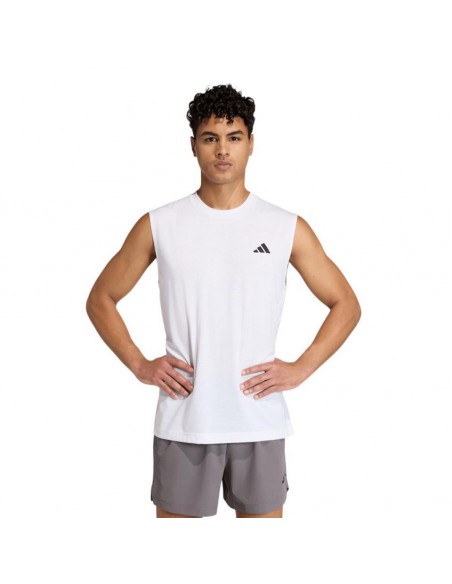 CAMISETA ADIDAS SIN MANGAS ESENTIALS BLANCA KD5424