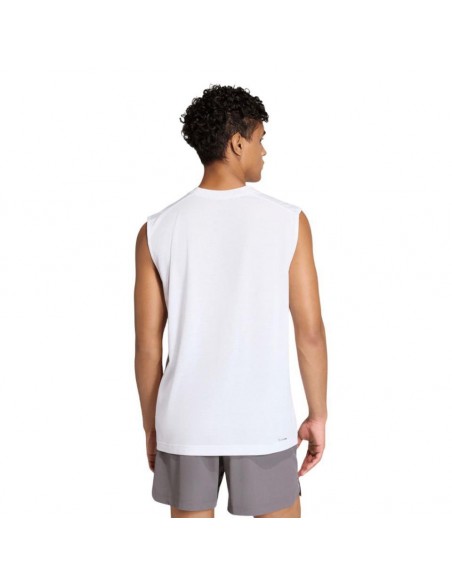 CAMISETA ADIDAS SIN MANGAS ESENTIALS BLANCA KD5424