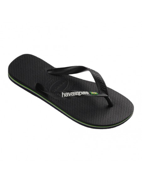 CHANCLAS HAVAIANAS BRASIL LOGO NEGRO 4110850-1069