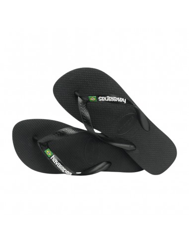 CHANCLAS HAVAIANAS BRASIL LOGO NEGRO 4110850-1069
