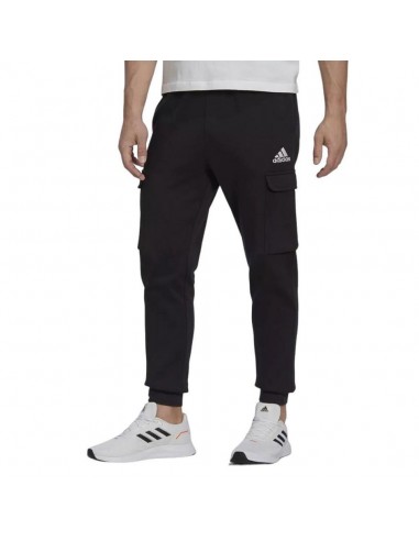 PANTALO H ADIDAS LARGO NEGRO CARGO