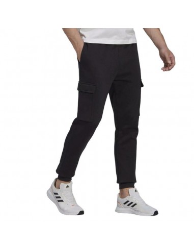 PANTALO H ADIDAS LARGO NEGRO CARGO