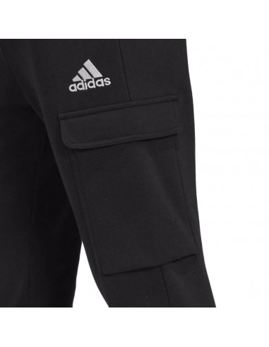 PANTALO H ADIDAS LARGO NEGRO CARGO