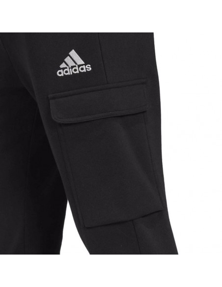 PANTALO H ADIDAS LARGO NEGRO CARGO