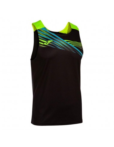 CAMISETA HOMBRE JOMA TIRANTE ELITE X NEGRO AMARI 