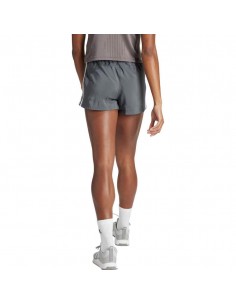 PANTALON CORTO ADIDAS PACER GRIS 5  2
