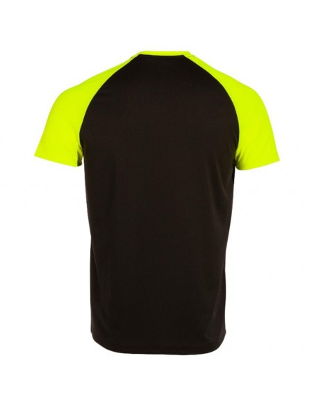 CAMISETA JOMA ELITE X NEGRO AMARILLO