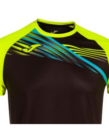 CAMISETA JOMA ELITE X NEGRO AMARILLO