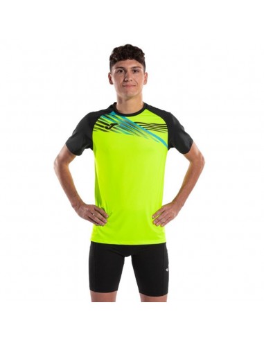 CAMISETA JOMA ELITE X AMARILLO NEGRA