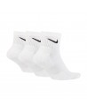 CALCETIN NIKE BLANCO EVERYDAY ANKLE TOBILLERO