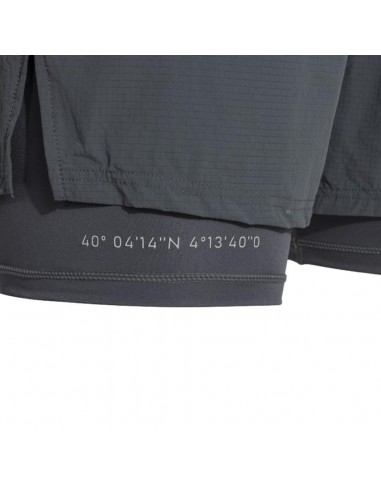 SHORT R-TRAIL NATURE GRIS CON MALLA 103174-150