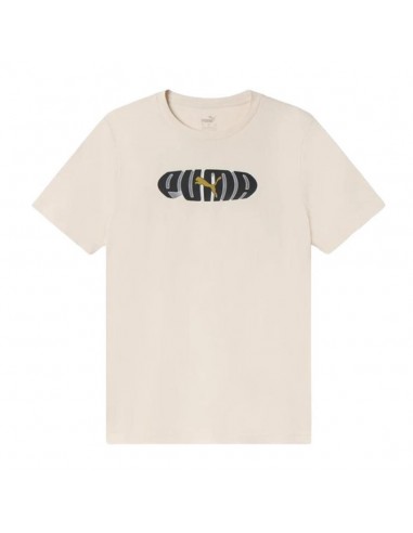 CAMISETA PUMA ESS   GRAPHIC BEIGE 686890-87