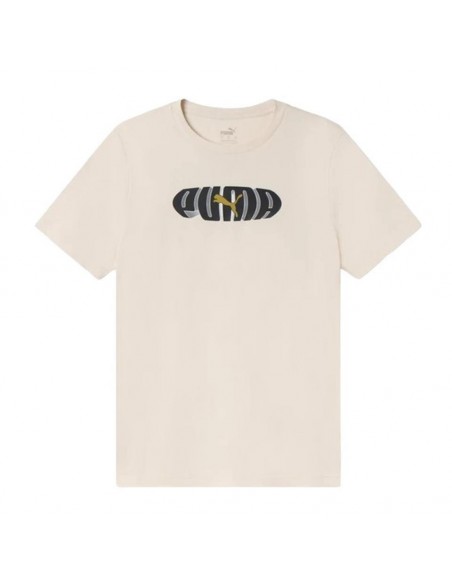 CAMISETA PUMA ESS   GRAPHIC BEIGE 686890-87