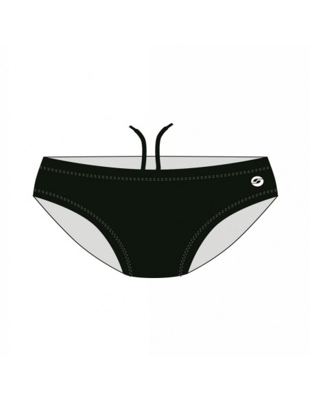 BAÑADOR SLIP HOMBRE RAS NEGRO T10078