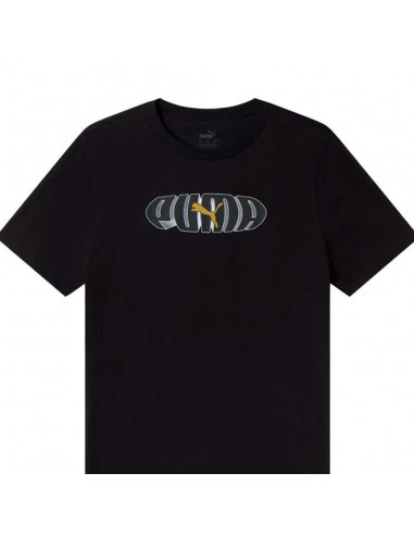 CAMISETA PUMA MANGA CORTA NEGRA 686890-01
