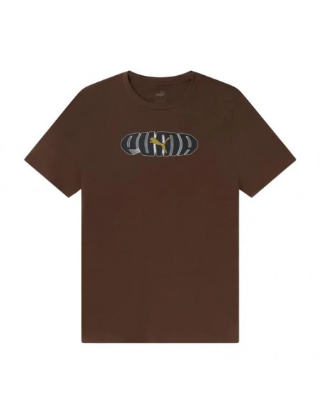 CAMISETA PUMA MANGA CORTA MARRON 686890-65