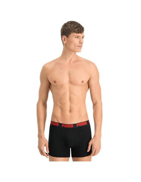 BOXER BASIC PUMA ROJO NEGRO PACK 2 701226387-011