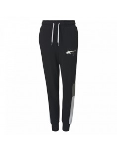 PANTALON PUMA LARGO NIÑO NEGRO 583200-01