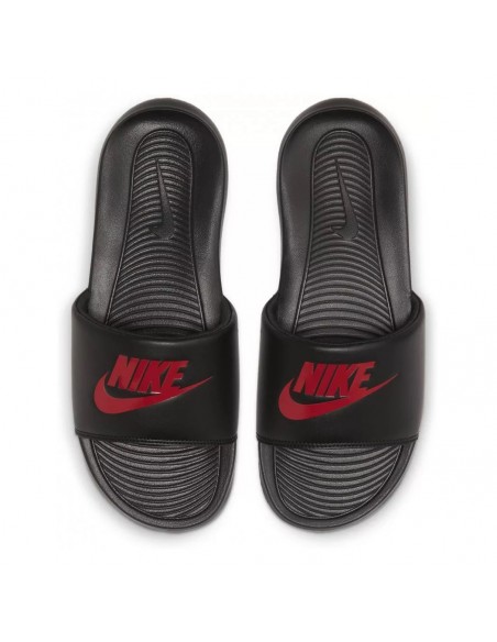 CHANCLAS NIKE VICTORI ONE NEGRO ROJO CN9675-004