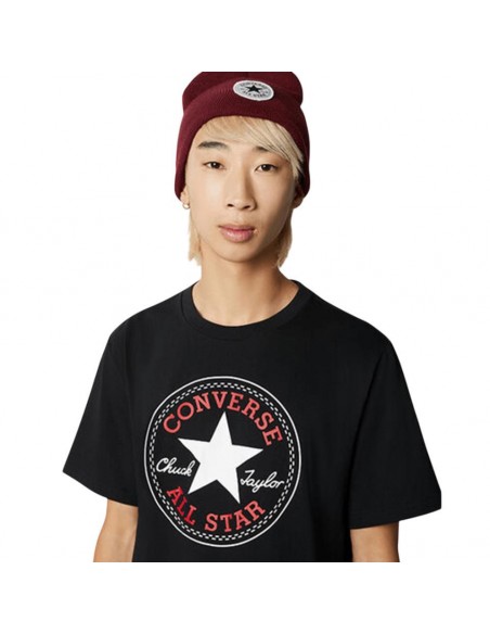 CAMISETA CONVERSE CHUCK PATCH NEGRA 10025459-A01