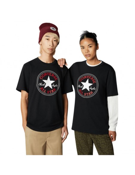 CAMISETA CONVERSE CHUCK PATCH NEGRA 10025459-A01