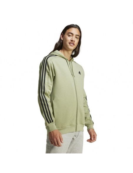 SUDADERA ADIDAS ESSENTIALS CREMALLERA VERDE JE0341